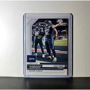 Drake Thomas 2026 Panini NFL Super Bowl LIX Champions #21 Card Seattle Seahawks